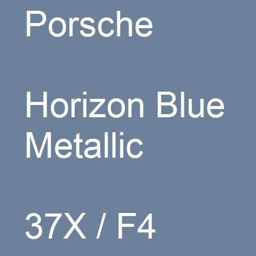 Porsche, Horizon Blue Metallic, 37X / F4.